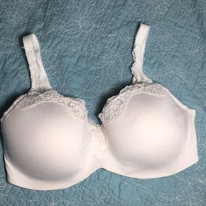 Le Mystere 36E White Bra